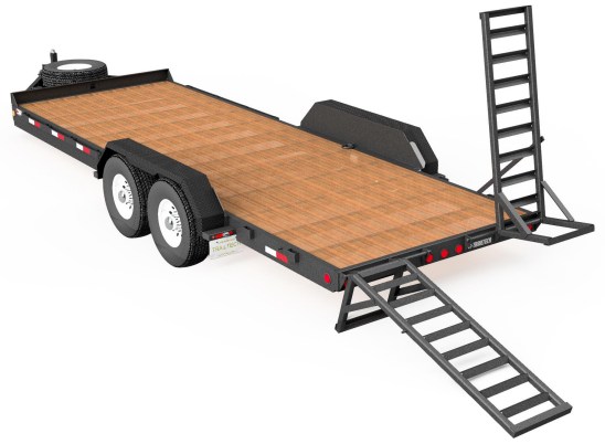 Flat Deck 20' with Ramps
