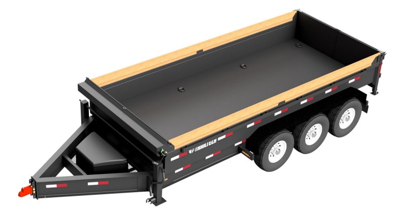 Dump Trailer 16' Tri-Axle